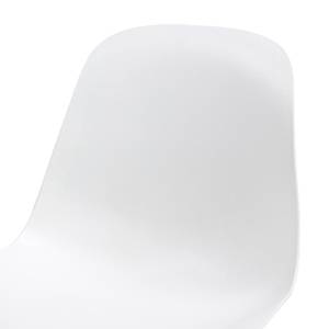 Chaises Sugar (lot de 2) Matière synthétique - Blanc