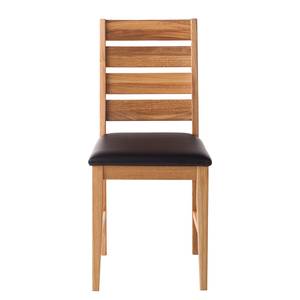 Chaises TanamiWOOD II (lot de 2) Imitation cuir - Chêne sauvage / Noir