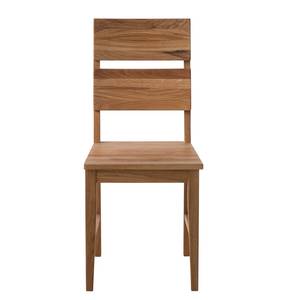 Chaises TelferWOOD I (lot de 2) Bois massif - Chêne sauvage