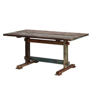 Table India Manguier massif, verni - 160 x 76 x 90 cm