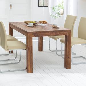 Table en bois massif OHIO Sheesham massif ciré - 160 x 90 cm