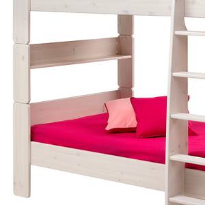 Letto a castello Bobby Legno massello di pino Bianco Steens for Kids