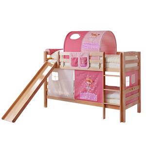 Etagenbett Lupo Zauberfee - Pink / Rosa - Buche