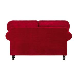 Sofa Dijon (2-Sitzer) Samt Samtstof - Rot