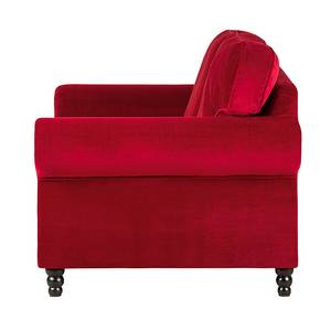 Sofa Dijon (2-Sitzer) Samt Samtstof - Rot