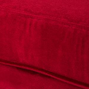 Fauteuil York Velours rouge - Rouge