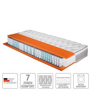 Pocketveringmatras Exquisit 80 x 200cm - H2 zacht