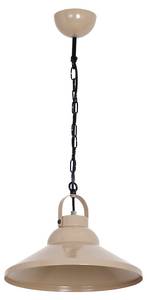 Lampe à suspension IRON Beige - Noir - Blanc crème