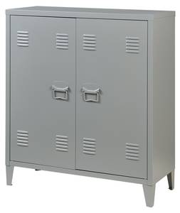 Casier de bureau métallique Oripää Gris - 80 x 90 cm