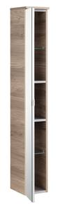 Spiegel Hochschrank Luxor Braun Braun - Holzwerkstoff - 24 x 146 x 37 cm