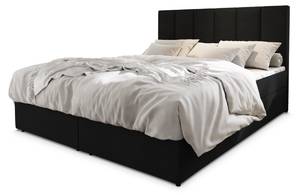 Boxspringbett MERIL Schwarz - Breite: 160 cm