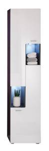 Armoire de toilette Tetis Bad Blanc brillant / Graphite