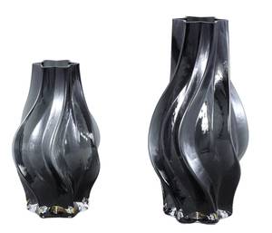 Vase Florence Noir - 16 x 24 x 16 cm