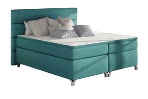 Boxspringbett ELEGANCE Türkis - Breite: 160 cm