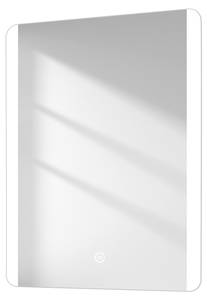 EMKE LED Badezimmerspiegel Silber - Glas - 600 x 800 x 30 cm