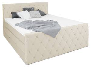 ABU DHABI Boxspringbett mit Bettkasten Beige - Breite: 180 cm