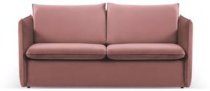 ausklappbares Sofa AGATE 2 Sitzplätze Pink