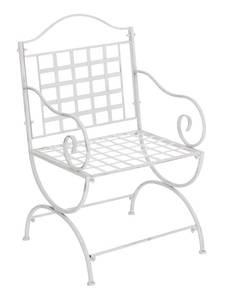 Chaises de jardin Lotta Blanc - Métal - 56 x 92 x 53 cm