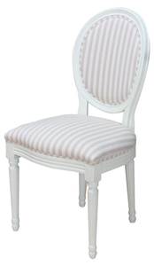 Chaise de salle à manger Rokoko Amaretta Blanc - Largeur : 50 cm - Lot de 2