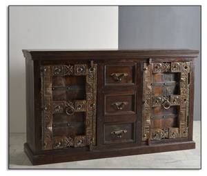 Sideboard ALMIRAH Braun - Massivholz - 150 x 90 x 45 cm