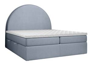 Boxspringbett Half Moon Blaugrau - Breite: 140 cm