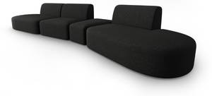 modulares Sofa SHANE 6 Sitzplätze Schwarz