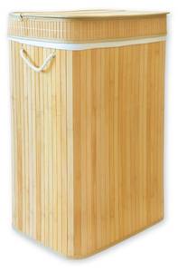 Bambus-Wäschekorb 30 x 60 x 40 cm