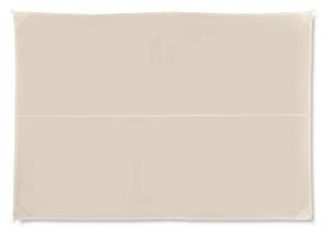 Voile d'ombrage rectangle beige Profondeur : 300 cm