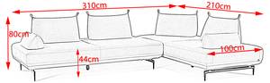 Ecksofa CANE Pink