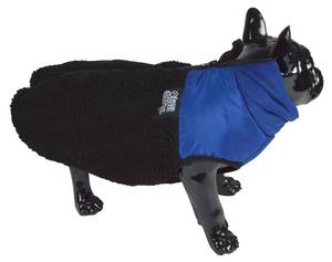 Hundejacke Leon Schwarz - Blau - Textil - 44 x 3 x 30 cm