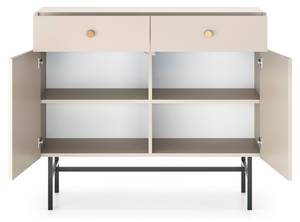 Sideboard DIVENOS Grau - Holzwerkstoff - 105 x 90 x 39 cm