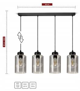 Hennig Pendelleuchte IV Tiefe: 60 cm