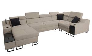 Ecksofa Alicante IV Mini Beige - Ecke davorstehend links