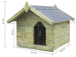 Niche pour chien 296176 75 x 65 x 78 cm