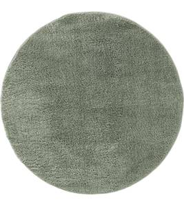 Tapis à poils longs rond Soda Vert clair - 120 x 120 cm