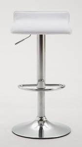 Tabouret de bar Dyn V2 Blanc - Argenté