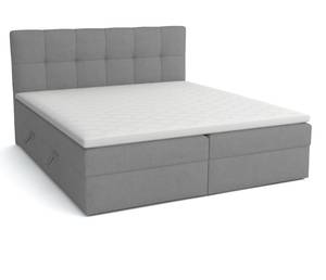 Boxspringbett Doppelbett Corino Lavagrau - Breite: 180 cm