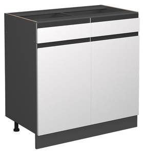 Meuble cuisine R-Line 39726 Anthracite - Blanc