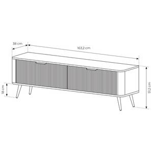 TV-Lowboard Split Breite: 164 cm