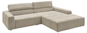 Ecksofa RENO Beige - Armlehne davorstehend rechts - Ecke davorstehend rechts