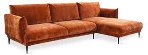 Ecksofa MADISON Stoff Dress Me Kupfer - Ecke davorstehend rechts