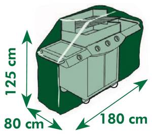 Barbecue-Abdeckung Schwarz - Kunststoff - Stein - 170 x 225 x 80 cm