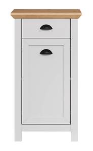 Armoire de toilette Landside Gris - En partie en bois massif - 46 x 84 x 33 cm