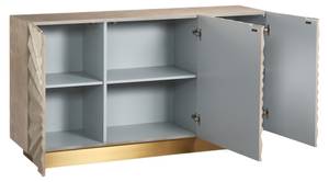 Buffet STILIG SB150 3D Doré - Bois manufacturé - Matière plastique - 150 x 82 x 40 cm