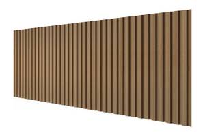 Panneau mural TATIANA Lot de 8 (3,71 m²) Marron