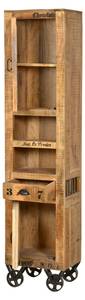 Badezimmerset Rustic 5er-Set Braun - Massivholz