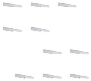 Druckverschluss Push 1275221 10er-Set Grau - Kunststoff - 11 x 2 x 18 cm