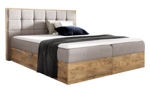 Boxspringbett ZONNI Beige - Breite: 210 cm