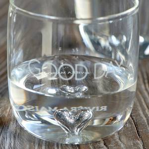 Wasserglas Good Day  M 8 x 9 x 8 cm