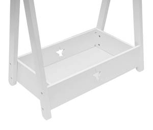 Cintre pour enfants Ginestra Blanc - Bois manufacturé - 42 x 118 x 42 cm